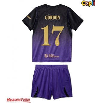 Barcelona Anthony Gordon #17 Echipament de Fotbal Replică 2026-27 Copii Deplasare (+ Șorturi)